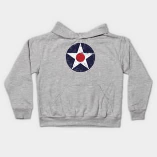 US Army Air Corps USAAC Roundel Kids Hoodie